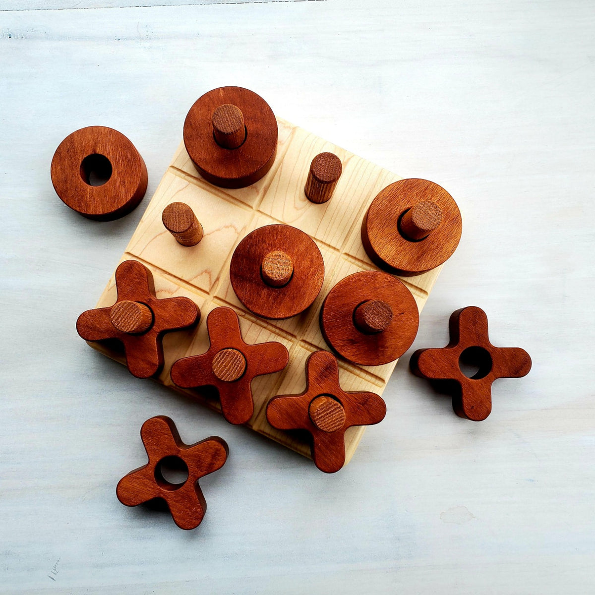 X's & O's Board Game Timber Child Lifestyle